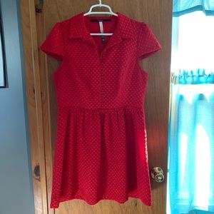 Vintage style polka dot dress